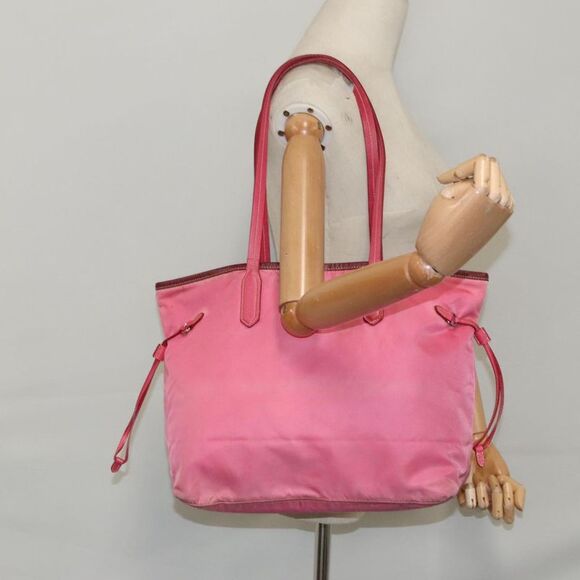 Prada Re-Nylon Pink Synthetic Tote Bag (Pre-Owned) - Picture 15 of 16